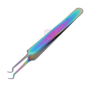 Pinces à cils JIMED SURGICAL de haute qualité, best-sellers |   Extensions de cils de précision réutilisables en acier inoxydable personnalisées - Product Image 1