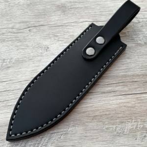 Funda de Cuero de Grano Rico Multiusos Hecha a Mano de Alta Calidad para Cuchillos de Hoja Fija - Product Image 5