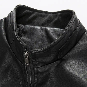 Vente en gros Veste en cuir de vachette véritable de haute qualité pour hommes, mode décontractée pour la vente en ligne - Product Image 2