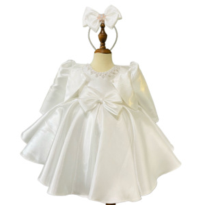 2 Princess Dress for Baby Girls Winter Jacket and Shiny Fabric Set <b>Large</b> Size OEM ODM Made in Vietnam for Parties - Product Image 4