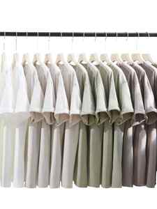 Top Trending Impreso Diseño de bordado Peso de verano 230G Hecho de algodón pesado con mangas Camiseta suelta de cuello redondo liso - Product Image 4