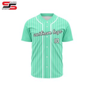 Venta al por mayor de fábrica Uniforme de béisbol Diseño libre Camisa de béisbol para hombres Camiseta de béisbol personalizada - Product Image 6