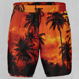 Custom Digital Printing Design <b>Men</b> Sublimation Shorts-Breathable Eco-Friendly Quick Dry Drawstring Closure Sporty Style OEM - Product Image 4