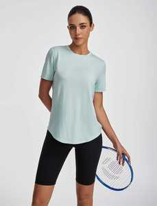 Women's Casual Loose Fit <b>Summer</b> <b>Tops</b> Short <b>Sleeve</b> Crew Neck T Shirts Breathable Modal Tees Trendy <b>Lightweight</b> Online - Product Image 3