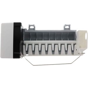 Machine à glaçons GEIM pour réfrigérateur - Machine à glaçons électrique avec boîtier en plastique, entrée d'eau en bouteille, glaçons carrés pour usage domestique et hôtelier - Product Image 4