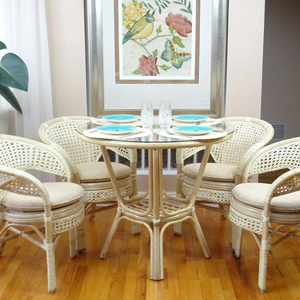 उच्च गुणवत्ता वाले बाहेमियन डिजाइन प्राकृतिक रतन साइड टेबल सुरुचिपूर्ण डाइनिंग रूम फर्नीचर - Product Image 6