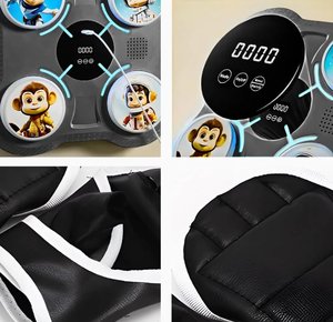 Cadeau pour enfants - Machine de <span class=keywords><strong>boxe</strong></span> musicale, sûre et écologique, entraînement de réaction avec sacs de frappe et sacs de sable - Product Image 3