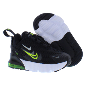 Nike Air Max 270รองเท้าสำหรับทารก/เด็กวัยหัดเดินสี: ดำ/เทาควัน/แอนทราไซต์/ โวลต์100% ของแท้ - Product Image 5