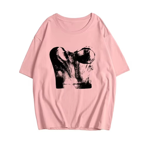Camiseta Básica Informal para Mujer con Logotipo Personalizado, Manga Larga, Color Blanco Puro, Talla Grande para Chicas y Mujeres, Transpirable para Verano - Product Image 1