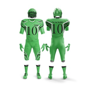 Uniforme y Pantalones Personalizados de Fútbol Americano |   Uniforme de Fútbol con Camiseta y Pantalones |   Ropa Deportiva Transpirable de Poliéster - Product Image 1