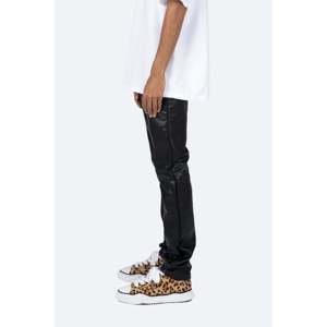 Pantalon droit en cuir lourd D481 personnalisé OEM en vrac fabricant de pantalons en cuir de qualité supérieure pour hommes - Product Image 3