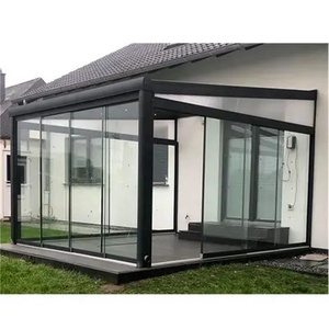 Véranda 4 saisons et véranda extérieure vitrée pour arrière-cour Véranda imperméable en <span class=keywords><strong>aluminium</strong></span> Couverture de terrasse pour jardin d'hiver - Product Image 3