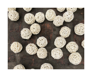 Boule en rotin du Vietnam écologique en gros, belle boule en rotin, accent décoratif pour la décoration de la maison, plusieurs tailles, artisanat - Product Image 3