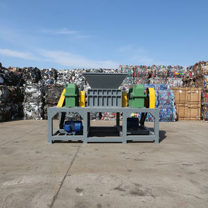 Broyeur industriel à double arbre pour plastique 15kW 380V, anti-blocage, haute précision, économe en énergie pour machine de recyclage des déchets - Product Image 2