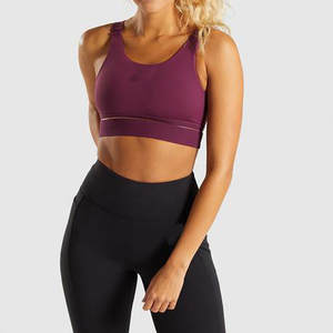 Vente en gros de débardeur de sport sans couture pour femmes, push-up, fitness, yoga, yoga, sport, soutien-gorge - Product Image 6