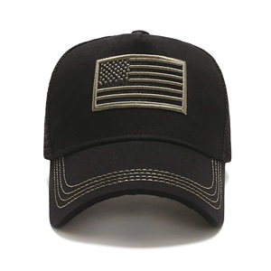 Casquette de camionneur ajustable 100% coton, motif camouflage, broderie 3D, maille sergé, casquette de baseball unisexe, style hip-hop, snapback - Product Image 4