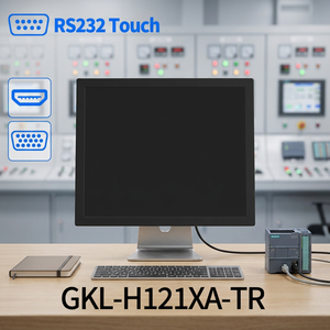 Monitor Táctil de Escritorio de Alta Calidad 4:3, Monitor Táctil Resistivo con Soporte de Escritorio - Product Image 1