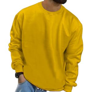 Heavy Weight 100% Cotton Wholesale Custom Logo Blank <b>Men's</b> Sweatshirt <b>Grey</b> Gsm Mock Neck French Terry Sweatshirt For <b>Men's</b> - Product Image 5