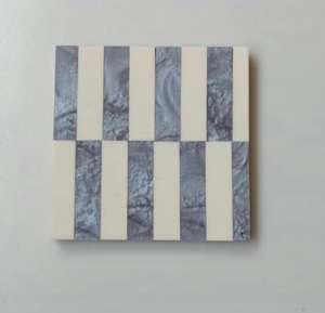 Best Design Handmade Tabletop Coasters Mother of Pearl Inlay <b>Epoxy</b> <b>Resin</b> Coasters Set Tea & Coffee MOP Inlay <b>Table</b> Protection - Product Image 2