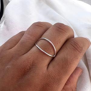 <b>Silver</b> Cross <b>Ring</b> 925 Sterling <b>Silver</b> Handmade <b>Statement</b> Jewelry Gift for her - Product Image 3