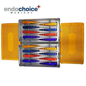 โวคมันน์สแตนเลส16ชิ้นเครื่องมือผ่าตัดด้วยมือพื้นฐานกล่องทำหมัน - Product Image 1