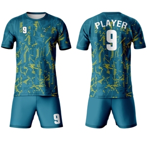 Conjunto de Camisetas de Fútbol Personalizadas de Alta Calidad, 100% Poliéster, Secado Rápido, Ecológicas, Colores y Tallas Personalizadas, Venta al Por Mayor - Product Image 1