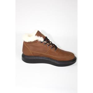 Stivali sportivi da uomo neri con lacci foderati di pelliccia - Product Image 6