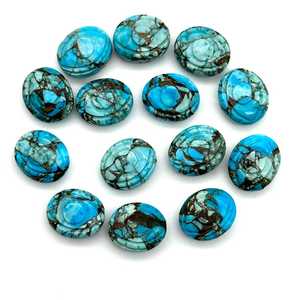 Perles en cuivre AAA turquoise œil de protection sculptées en forme de briolette 12 MM, pierres précieuses, breloques pour les yeux - Product Image 6