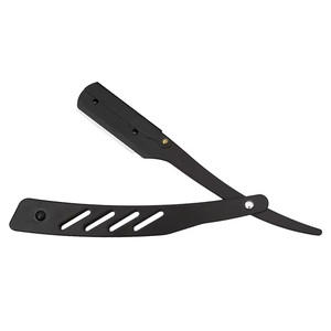 Vente en gros de fournitures pour barbier lame de rasoir pour salon de barbier coupe droite professionnel/rasoir de salon pour barbier - Product Image 5