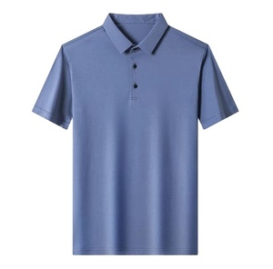 Polos Personalizables para Hombre al por Mayor, de Alta Calidad, Color Sólido, Tejidos, de Poliéster y Algodón - Product Image 1