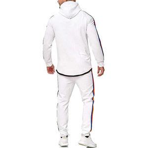 Services OEM de qualité supérieure, vente en gros de survêtements d'hiver à capuche décontractés pour hommes, vêtements de sport, logo personnalisé, entraînement, jogging, lavable - Product Image 5