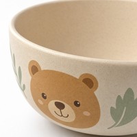 Ensemble de vaisselle pour enfants en fibre de bambou, 5 pièces, qualité alimentaire CPC, assiette, bol, tasse à motifs de dessins animés pour enfants