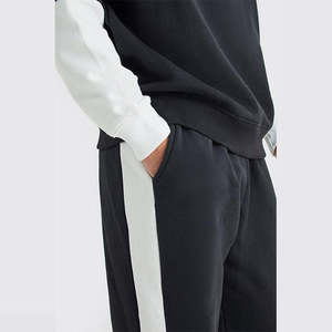 ชุดวอร์มผู้ชายแบบซิปครึ่งคอเสื้อสไตล์ระบายได้ดีดีไซน์2025สำหรับฤดูหนาว - Product Image 5