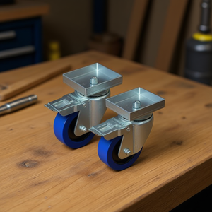 Kit de roulettes pivotantes Usag pour établis, pour une mobilité et une fonctionnalité améliorées - Product Image 3
