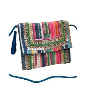 Bolso de mano de mensajero para mujer, bolso de mano para mujer, bolso de mano de tela, bolso de mano, bolso de compras, colección étnica india - Product Image 1