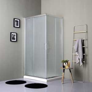 Cabine de douche rectangulaire Genoa 120x70 avec portes satinées de 6 mm - Product Image 2