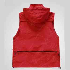 Nouveau gilet extérieur d'été pour hommes veste sans manches multi-poches pour la chasse randonnée voyage grande taille Service OEM disponible - Product Image 2