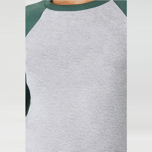 2025 vêtements de mode haut de gamme matériau léger manches Reglan culture courte longueur conception coupe ajustée femmes chemises à manches longues - Product Image 5