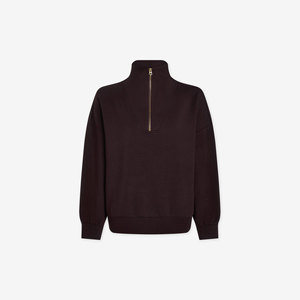 100% Cotton Custom Fleece Half Zip Pullover Quarter Zip Sweatshirt Oversized Long Sleeve Hoodie Women Plus Size Winter Feature - Product Image 1