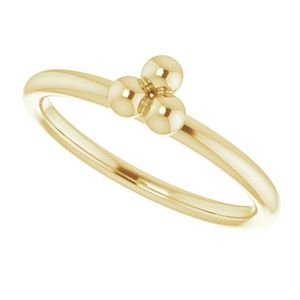 Romantic Beaded <b>Ring</b> Fashionable Stainless Steel Inlay Gold Plating Stylish Eternity Trendy Fashion <b>Rings</b> Gift for Any Occasion - Product Image 5