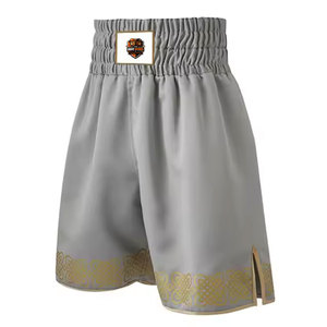 Shorts de kickboxing haute performance, légers et écologiques, en tissu extensible avec fermeture de taille sécurisée pour une pratique intense - Product Image 1
