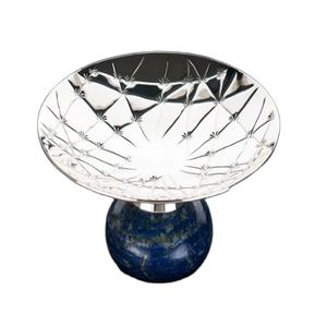 Modern <b>Bowls</b> for Kitchenware Home Hotel Restaurant Dates Fruit Handmade Silver Metal & <b>Glass</b> Round <b>Serving</b> <b>Bowl</b> Hotel Supplies - Product Image 3
