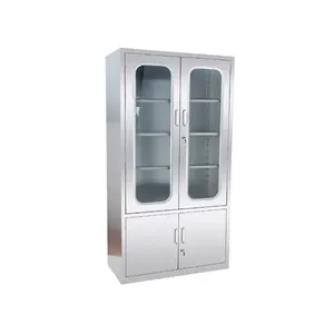 Medical Equipment Cabinet Stainless Steel Instrument Cabinet Medicine Storage Cupboard