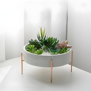 La mejor maceta de metal de venta con soporte dorado a un precio razonable para la decoración del restaurante del jardín del hogar - Product Image 6