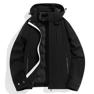 Ropa con logotipo personalizado Chaqueta de hombre a prueba de viento Otoño Chaqueta informal de manga larga Abrigo Chaqueta bomber - Product Image 3