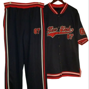 Design personnalisé vierge maillot de softball plus rapide uniforme de redressement brodé nom numéro uniforme de baseball vente en gros de chemises en jersey - Product Image 1