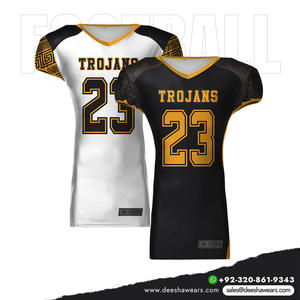 Maillots de football américain réversibles pour hommes Uniformes d'équipe respirants Entraînement d'entraînement à porter sur les deux côtés - Product Image 5