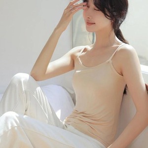 Tops cortos Vintage de Color sólido para mujer, ropa interior sin costuras, camisetas sin mangas con cuello en V, lencería Push Up, Top corto Sexy de verano, camisola deportiva - Product Image 2