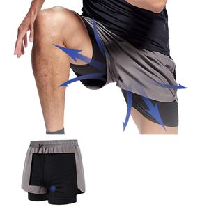 2025 Shorts de sport personnalisés pour hommes Summer Active Wear avec taille élastique et fermetures à glissière latérales 100% coton approvisionnement direct d'usine - Product Image 6