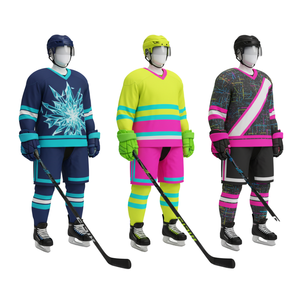 Ensembles d'uniformes de hockey sur glace personnalisés-Tailles pour adultes Couleurs et logo personnalisés à séchage rapide - Product Image 1